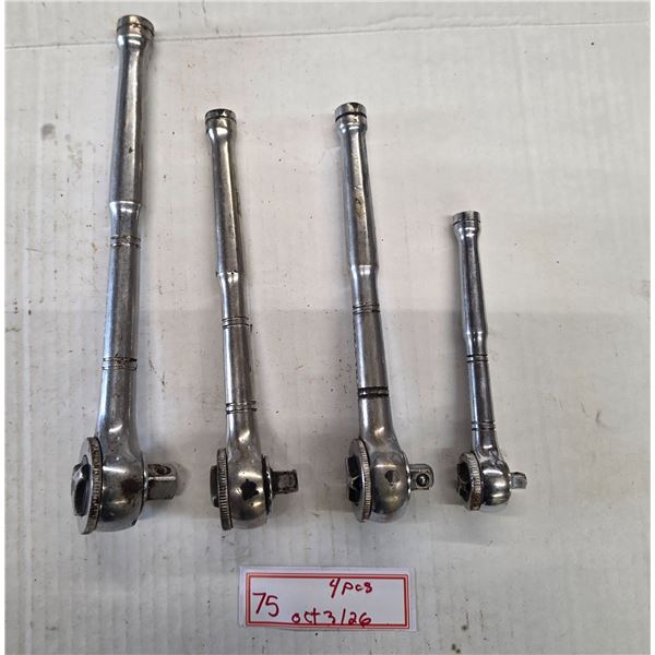 (4) Thumbwheel Drive Ratchets, ¼ ? ½