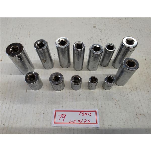 (13) 6-Point Sockets