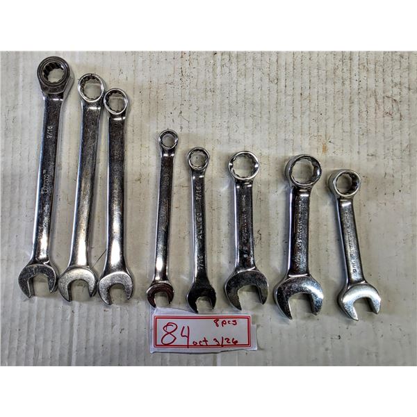 (8) Chubby Ratcheting Wrenches