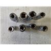 Image 2 : (8) Chrome Drive Spark Plug Sockets