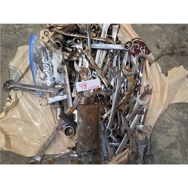 Lot of Assorted Wrenches and Sockets