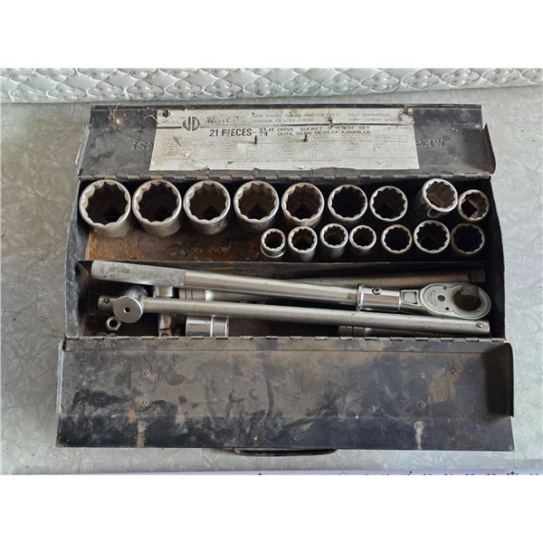 Westward Large Socket Set, ¾” Drive