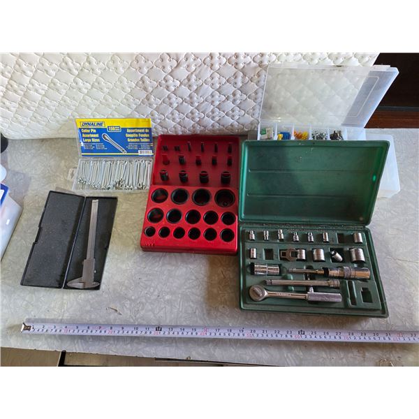 Socket Set & Hardware Lot