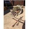 Image 1 : Bucket of spare wheel wrenches with jack
