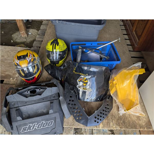 Skidoo Parts & Helmet