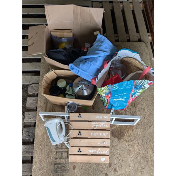 Misc. Kitchenware, Housewares, and Décor Lot