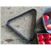 Image 3 : Assorted Billiard Balls w/ Triangle