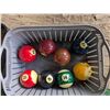 Image 4 : Assorted Billiard Balls w/ Triangle