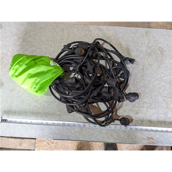 Patio String Lights (inc. some bulbs)