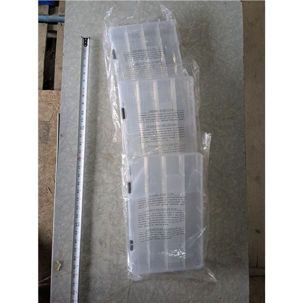 (3) Parts/Tackle Organizers