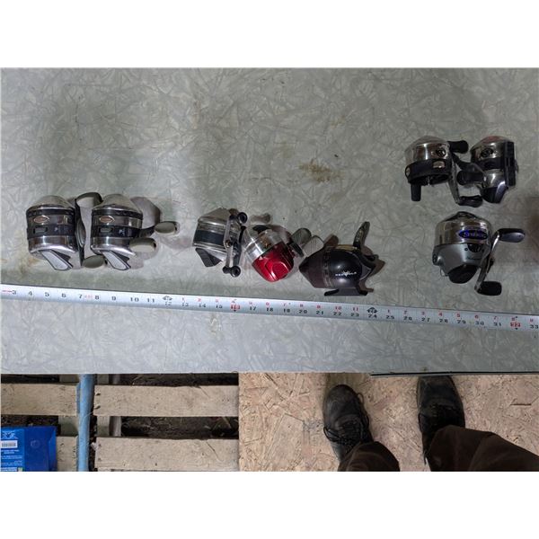 (8) Assorted Closed-Style Fishing Reels