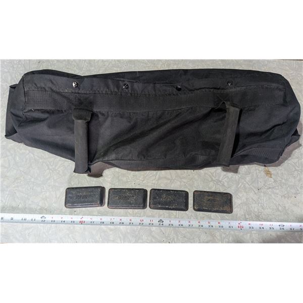 Weighted Training Bag w/ 4 Extra Lead Weights