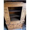 Image 2 : Vintage Wood Display Cabinet – 38”x 15”x 62”H