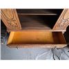 Image 3 : Vintage Wood Display Cabinet – 38”x 15”x 62”H