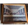 Image 1 : Framed last Supper Picture, 18”x 22”