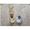 Image 1 : (2) Oil Lamps w/ Glass Chimneys