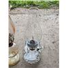 Image 3 : (2) Oil Lamps w/ Glass Chimneys