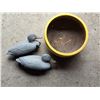 Image 1 : (2) Duck Decoys, Ceramic Planter