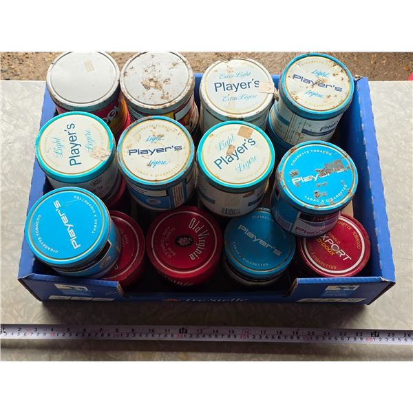 Vintage tobacco tins