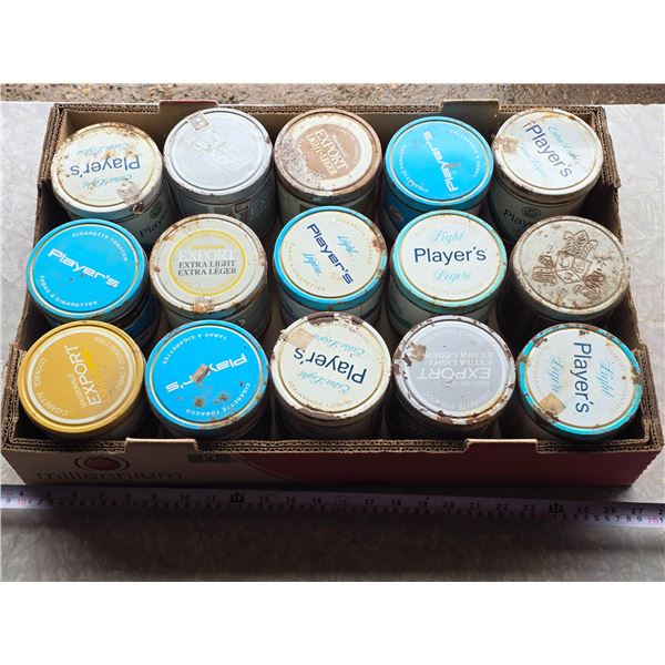 Vintage tobacco tins