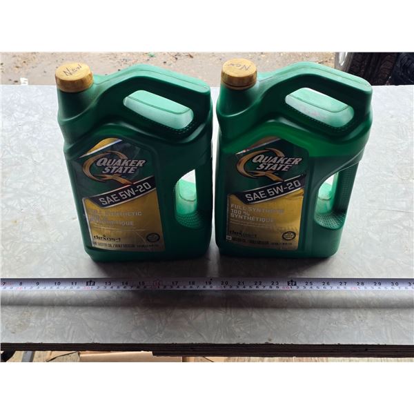 2 full jugs of 5W-20 oil