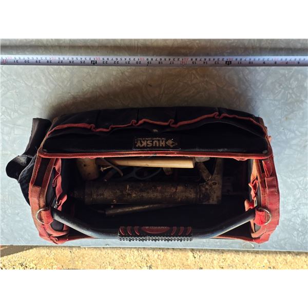 Husky tool carrier with contents