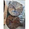 Image 3 : Box of misc hardware- saw blade clocks