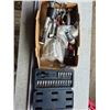 Image 1 : Socket set and plumbing hardware