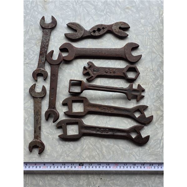 Antique wrenches- farm/ implement