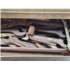 Image 3 : Tool box with antique wrenches
