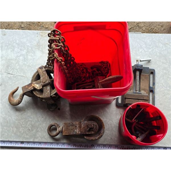 Chain hoist and misc items