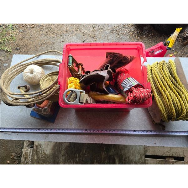 Rops, straps, work belt