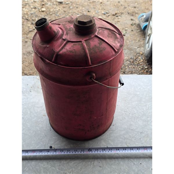 Vintage gas can
