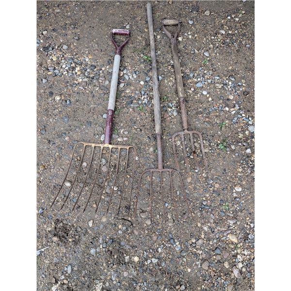 Garden Fork, Hay Fork, Manure Fork