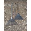 Image 1 : (2) Leaf Rakes, Vintage Hay Knife