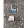 Image 1 : (2) Metal Square Shovels, Emergency Compact Show Shovel