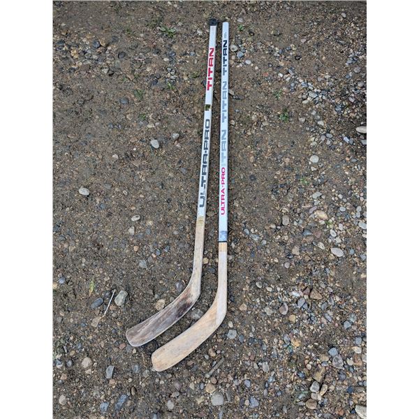 (2) Titan Hockey Sticks