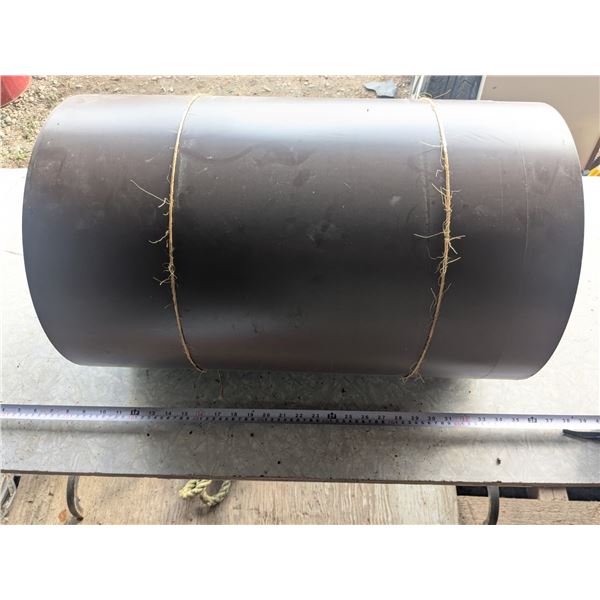 Roll of White & Brown Tin Flashing