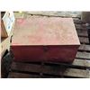 Image 1 : Metal storage bin with tongs
