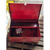 Image 2 : Metal storage bin with tongs