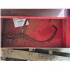 Image 3 : Metal storage bin with tongs