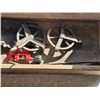 Image 3 : Tool carrier, antique pullies, misc
