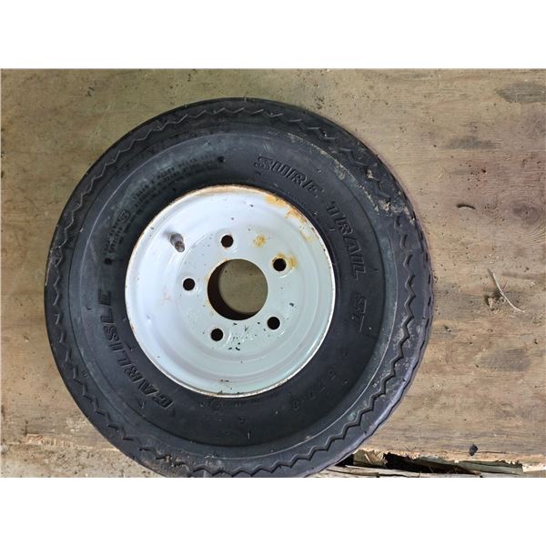 Trailer tire and rim- 5.7-8