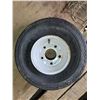 Image 2 : Trailer tire and rim- 5.7-8
