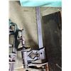 Image 3 : Antique tools, hand crank drill press, can sealer