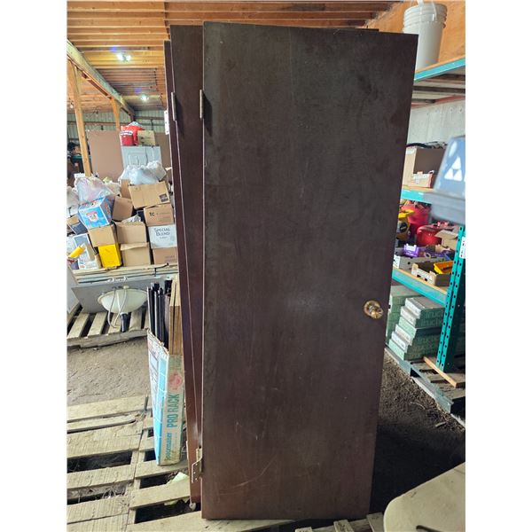 3 wooden doors- 80" by 30"