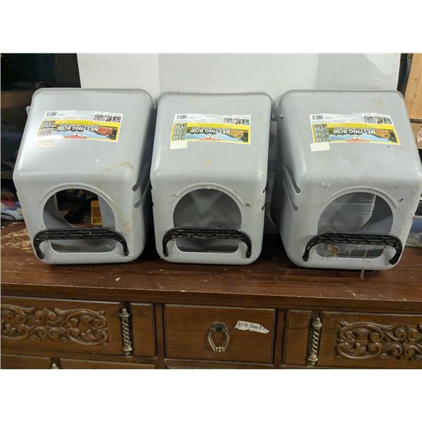 (3) Nesting Boxes for Chickens