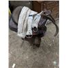 Image 1 : Western Rawhide Saddle (Winnipeg) c/w Extra Straps and Saddle Stand