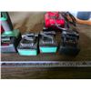 Image 5 : Snap on impact drill with 4 batteries and charger- works