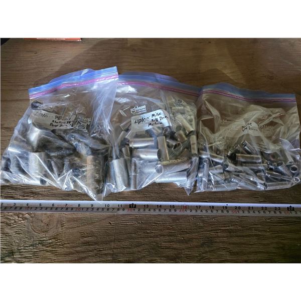 Various mixed sockets- 1/2, 1/4, 3/8